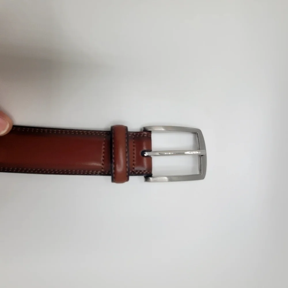 Terracotta Leather Belt